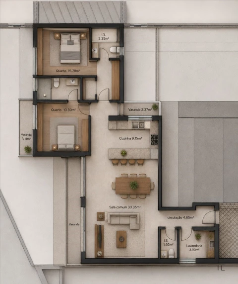 Apartamento T2 para Venda em São Felix da Marinha