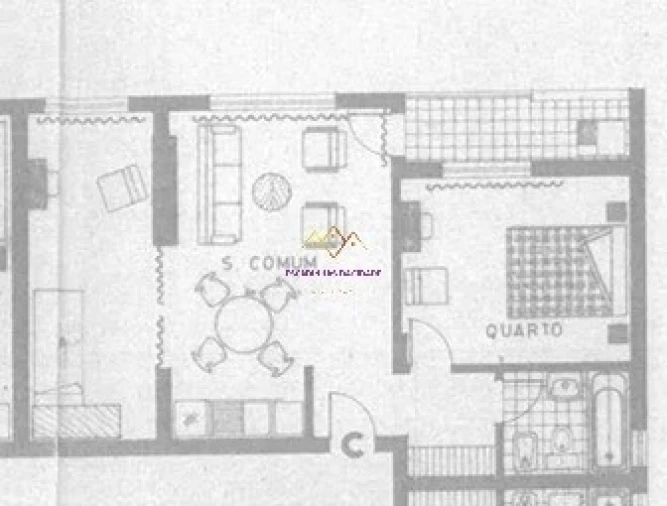 Apartamento T2 para Venda em Águas Livres Planta 1