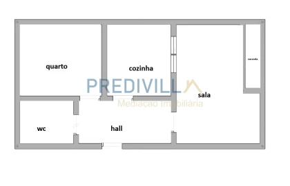 Apartamento T1 para Venda em Macieira da Maia