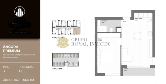 Apartamento T1 para Venda em Vila Praia de Ancora
