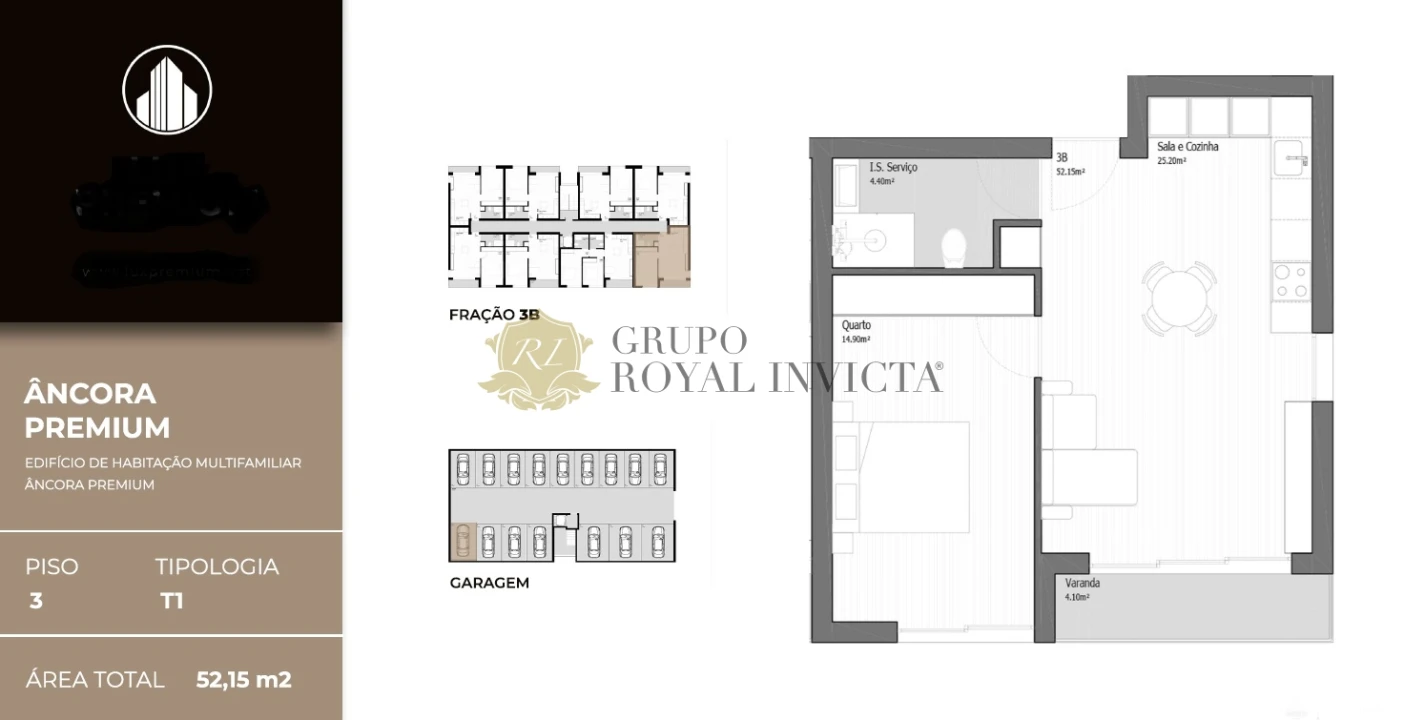 Apartamento T1 para Venda em Vila Praia de Ancora Foto 23