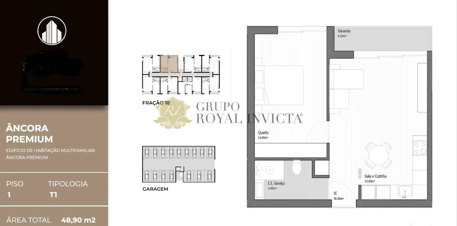 Apartamento T1 para Venda em Vila Praia de Ancora Foto 13