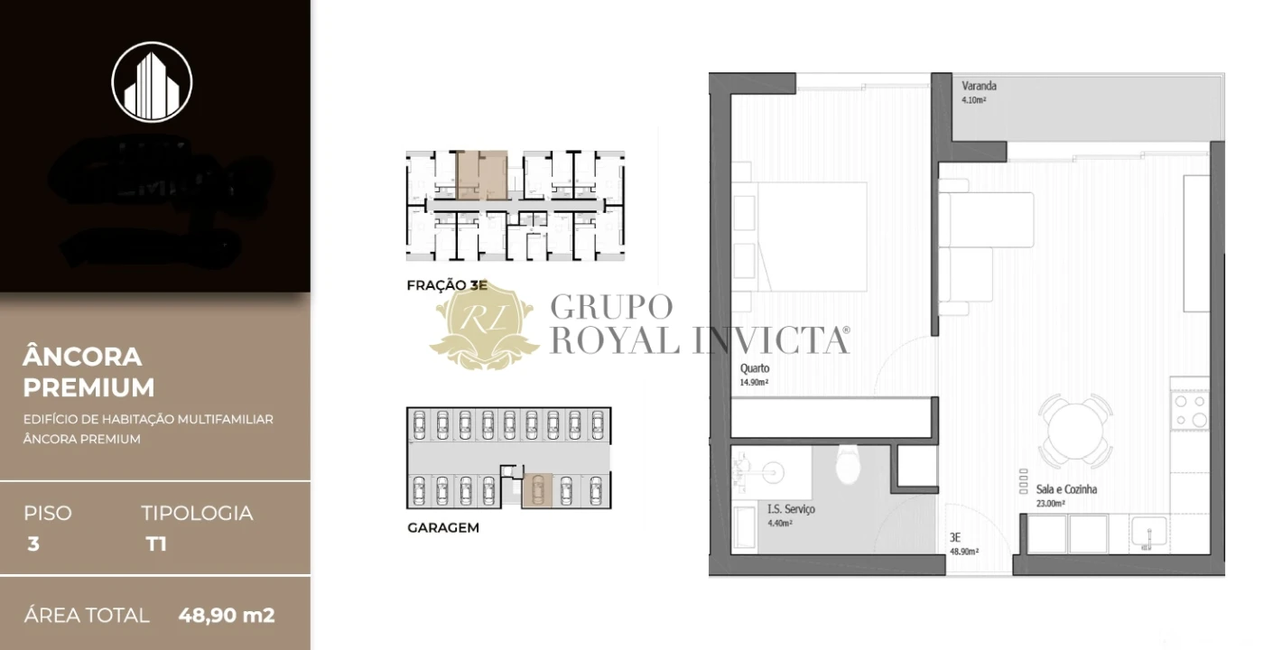 Apartamento T1 para Venda em Vila Praia de Ancora Foto 26