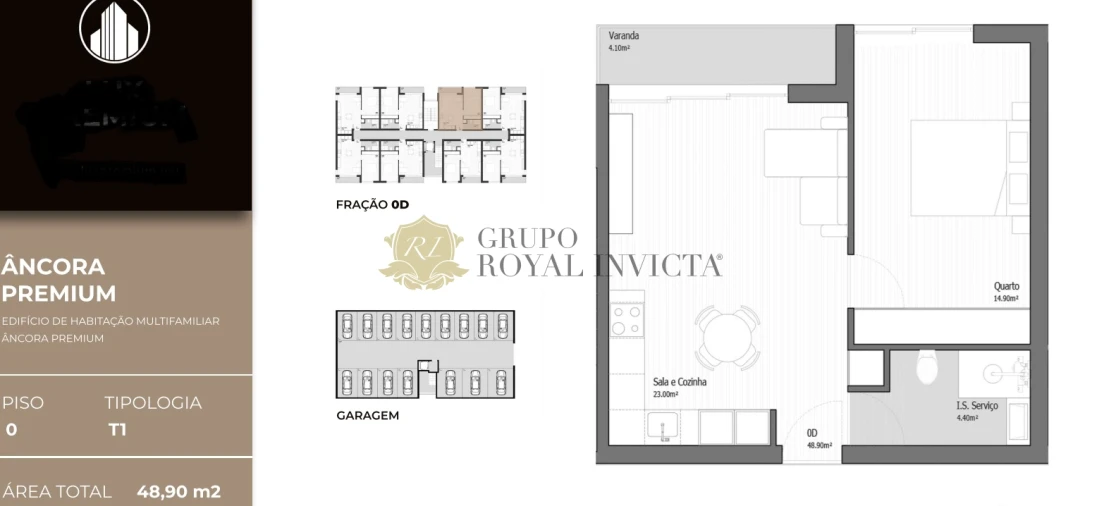 Apartamento T1 para Venda em Vila Praia de Ancora Foto 9