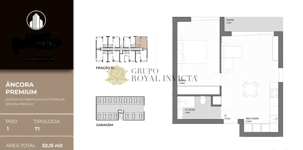 Apartamento T1 para Venda em Vila Praia de Ancora Foto 11