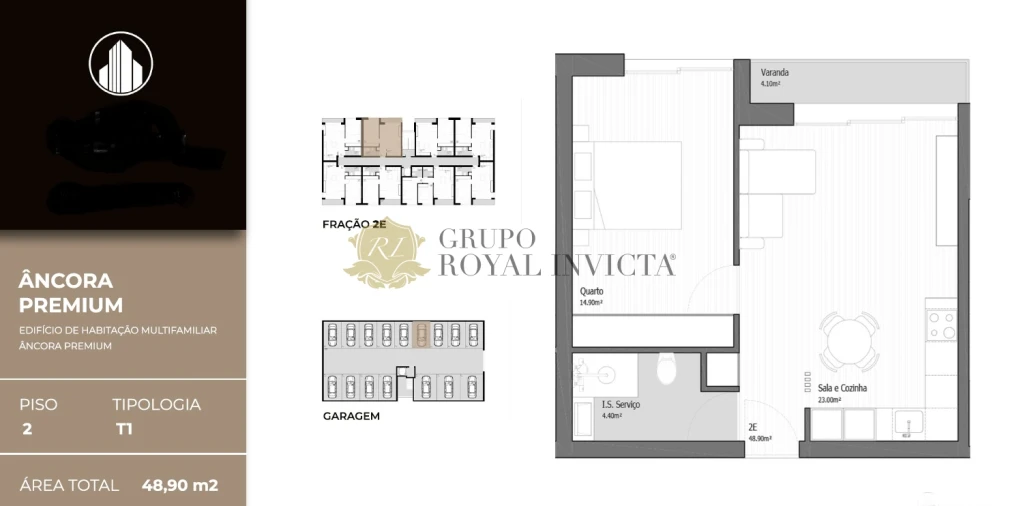Apartamento T1 para Venda em Vila Praia de Ancora Foto 19