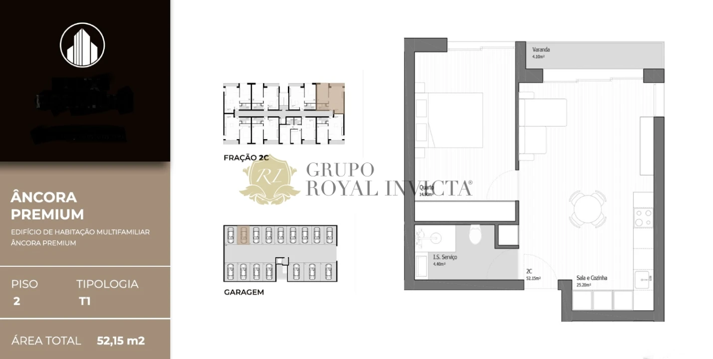 Apartamento T1 para Venda em Vila Praia de Ancora Foto 17