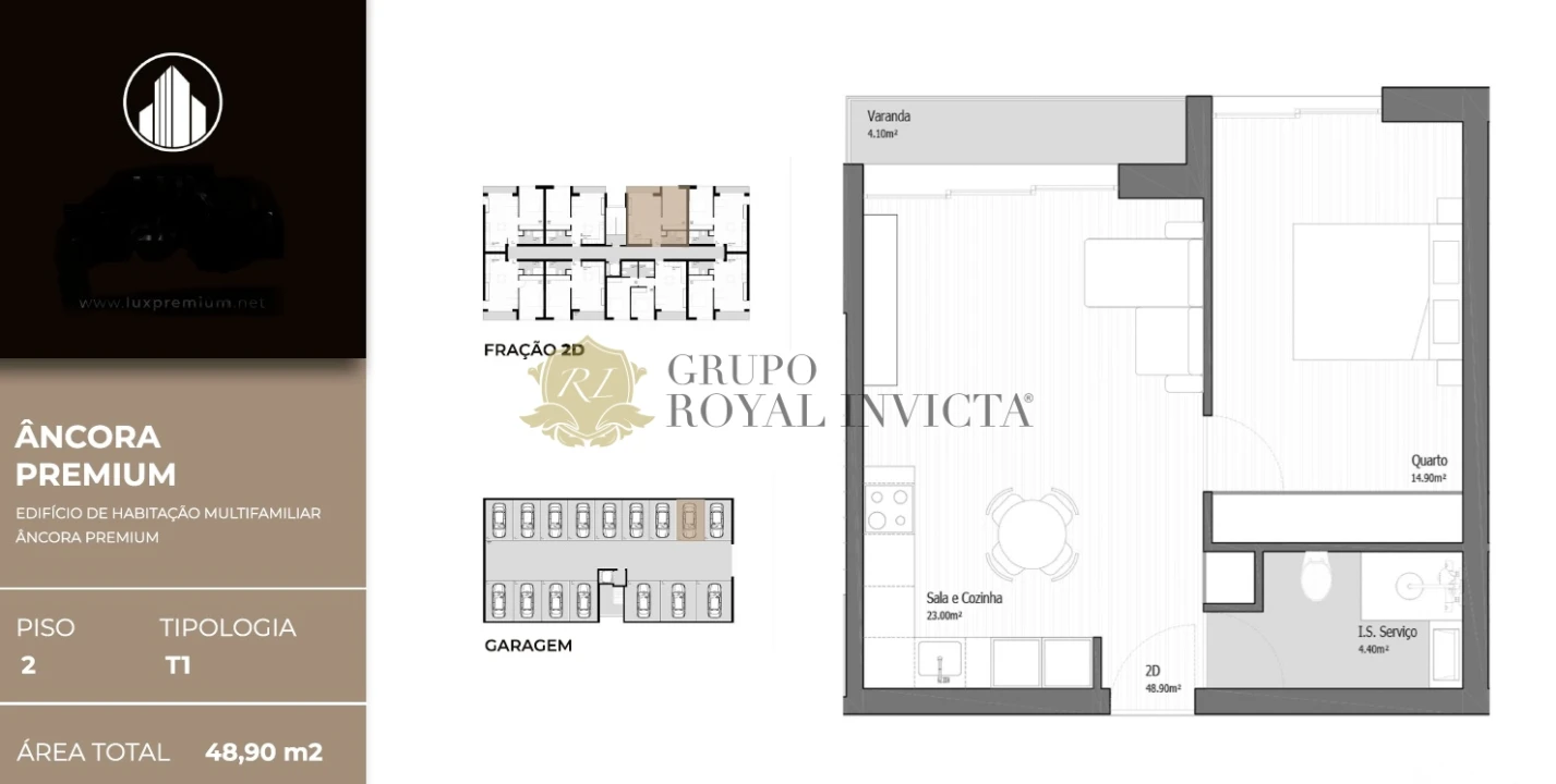 Apartamento T1 para Venda em Vila Praia de Ancora Foto 18