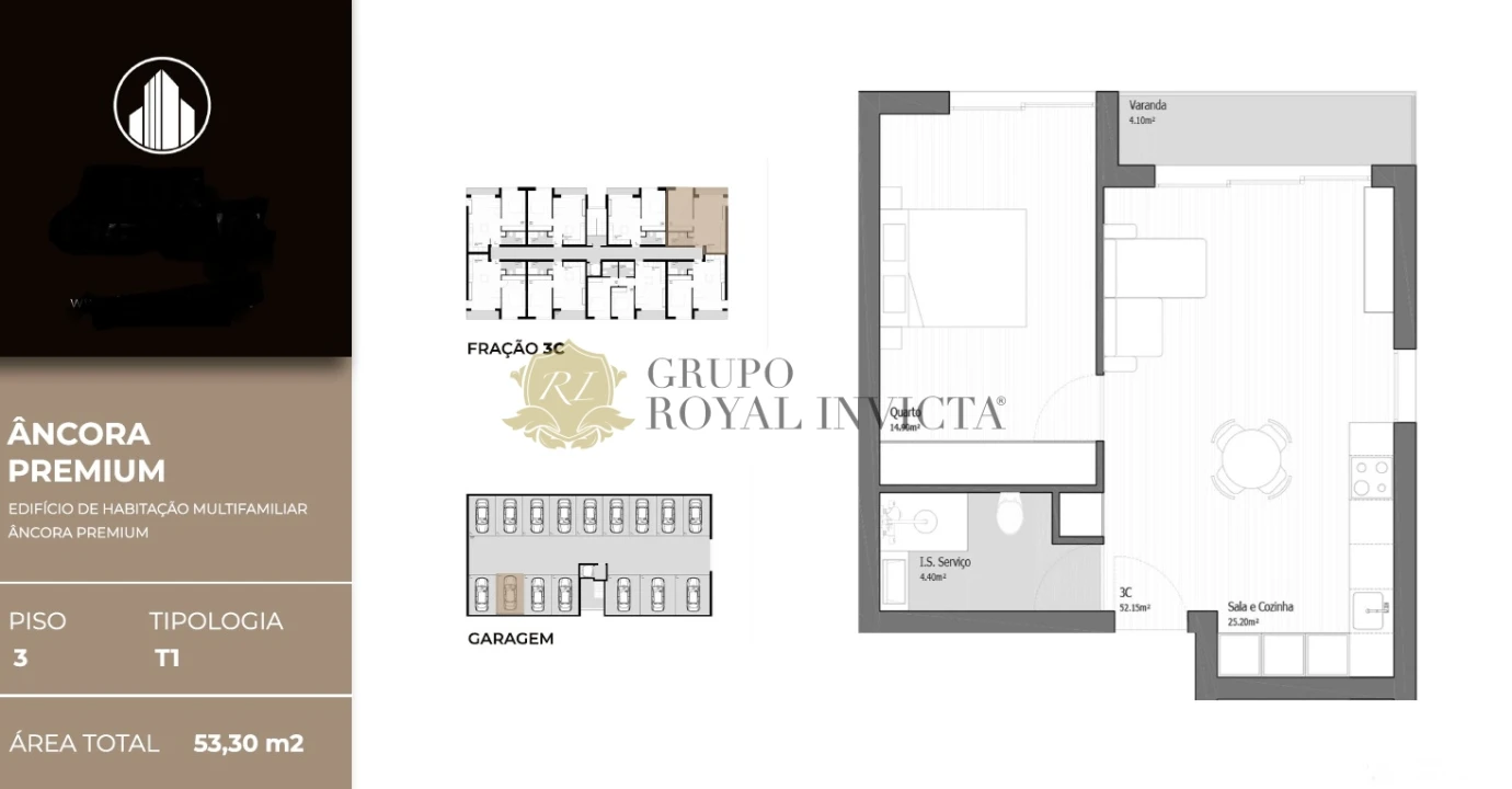Apartamento T1 para Venda em Vila Praia de Ancora Foto 24