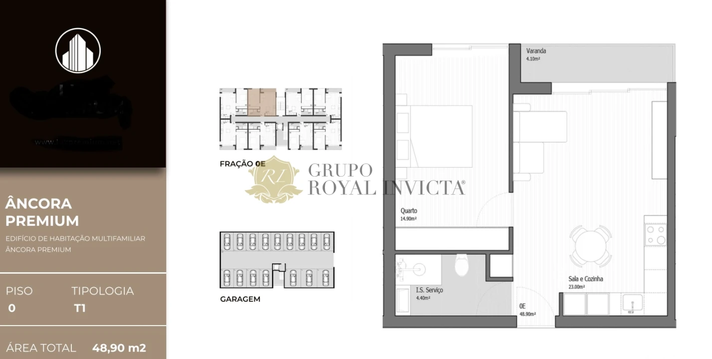 Apartamento T1 para Venda em Vila Praia de Ancora Foto 28