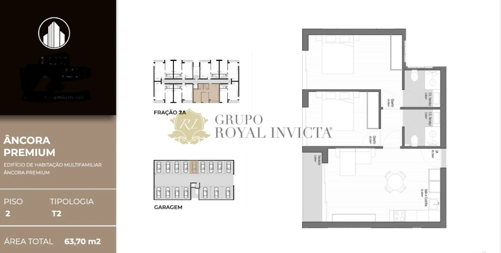 Apartamento T2 para Venda em Vila Praia de Ancora Foto 10