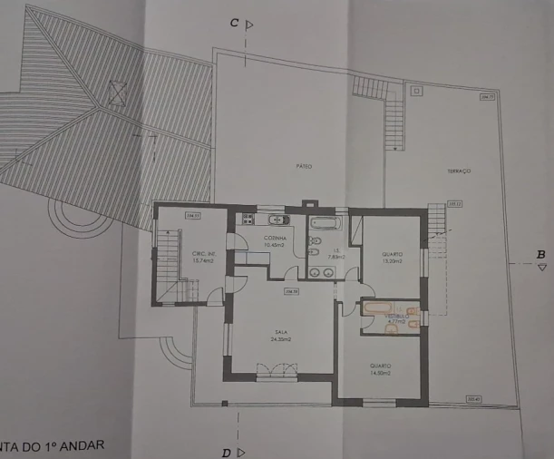 Moradia T5 para Venda em Alvorninha Planta 1