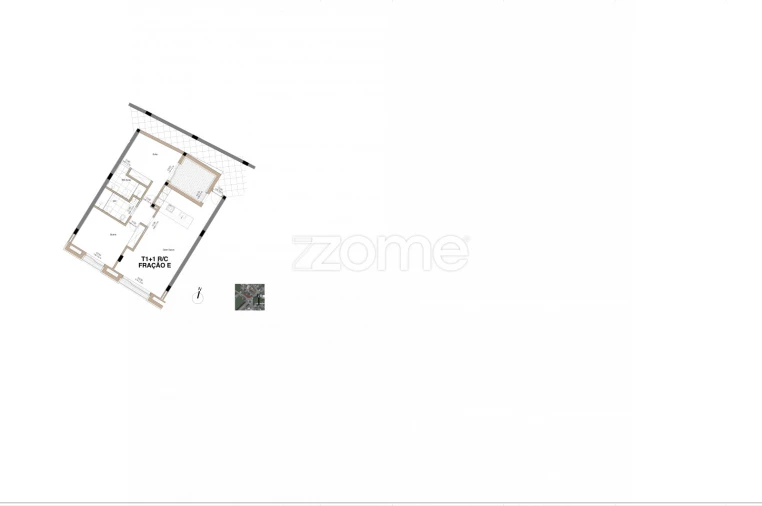Apartamento T2 para Venda em Paços de Ferreira Planta 4