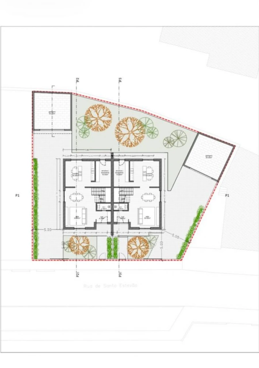 Moradia T3 para Venda em Regadas Planta 1