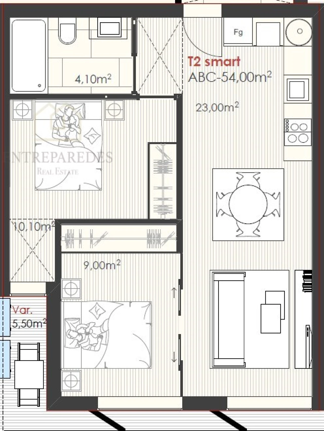 Apartamento T2 para Venda em Ramalde Foto 30