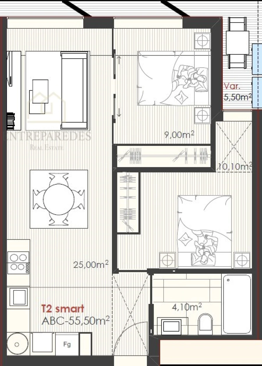 Apartamento T2 para Venda em Ramalde Foto 30