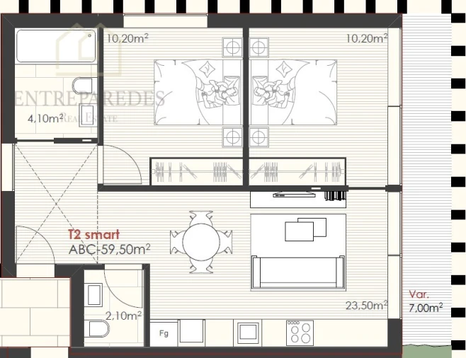 Apartamento T2 para Venda em Ramalde Foto 30