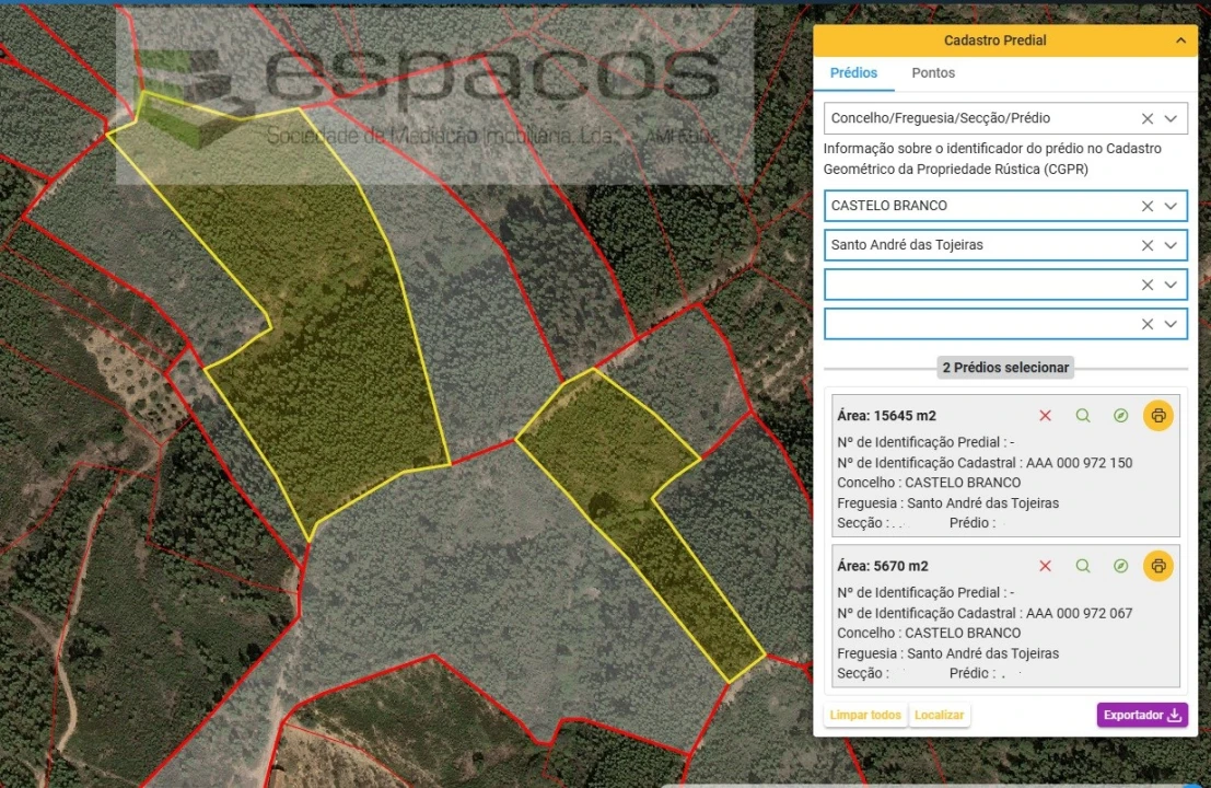 Terreno Agricola ou Rústico para Venda em Santo Andre das Tojeiras Foto 10