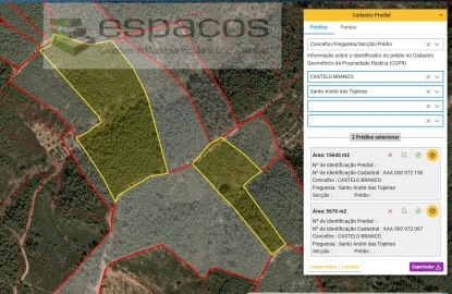 Terreno Agricola ou Rústico para Venda em Santo Andre das Tojeiras