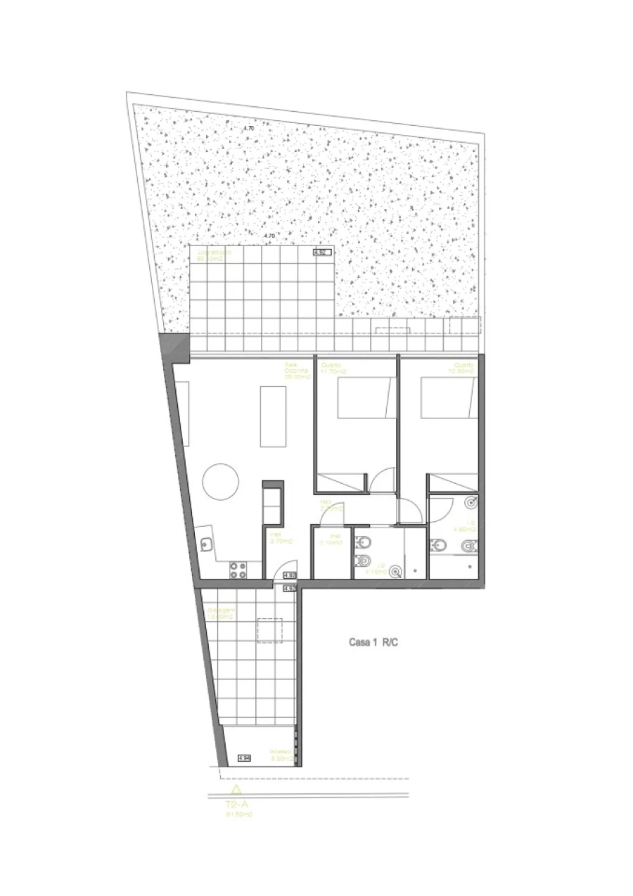 Moradia T2 para Venda em Caminha (Matriz) e Vilarelho Planta 1