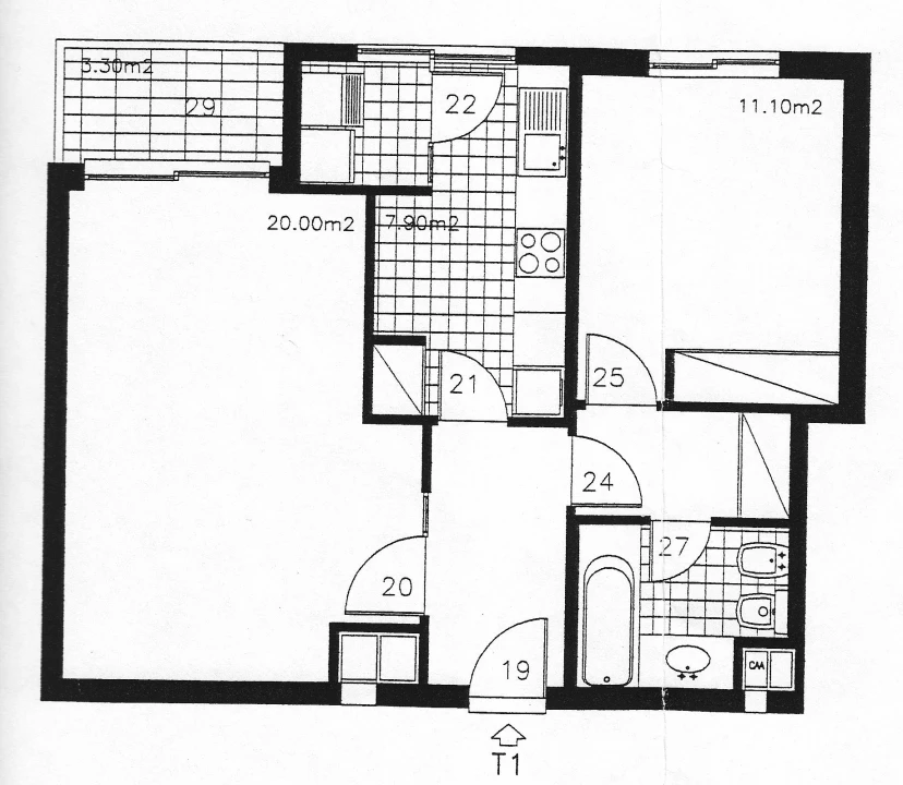 Apartamento T1 para Venda em Santa Maria Maior e Monserrate e Meadela Foto 15