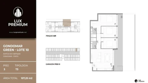 Apartamento T3 para Venda em Fânzeres e São Pedro da Cova