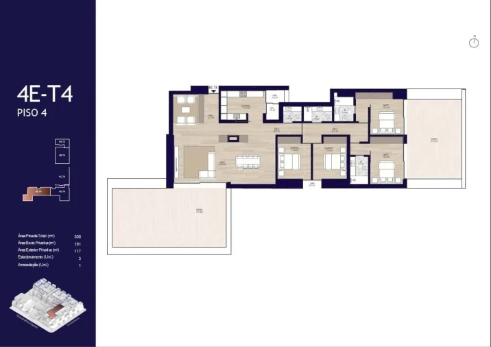 Apartamento T4 para Venda em Matosinhos e Leça da Palmeira Foto 49