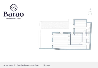 Apartamento T2 para Venda em Santa Maria Maior