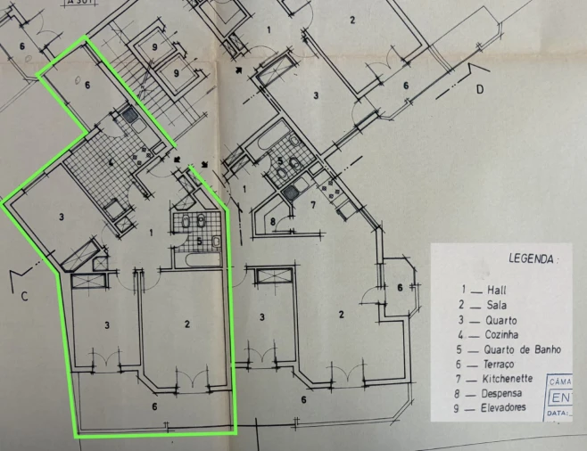 Apartamento T2 para Venda em Luz Planta 1