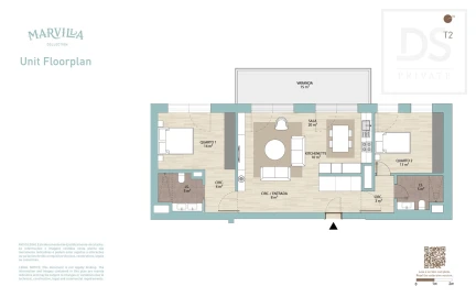 Apartamento T2 para Venda em Marvila
