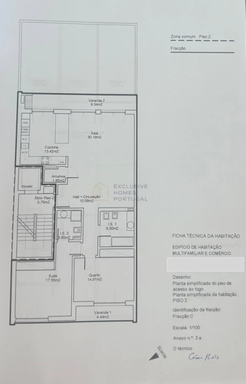 Apartamento T2 para Venda em Mafra