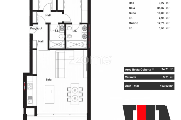 Apartamento T2 para Venda em Matosinhos e Leça da Palmeira Foto 19