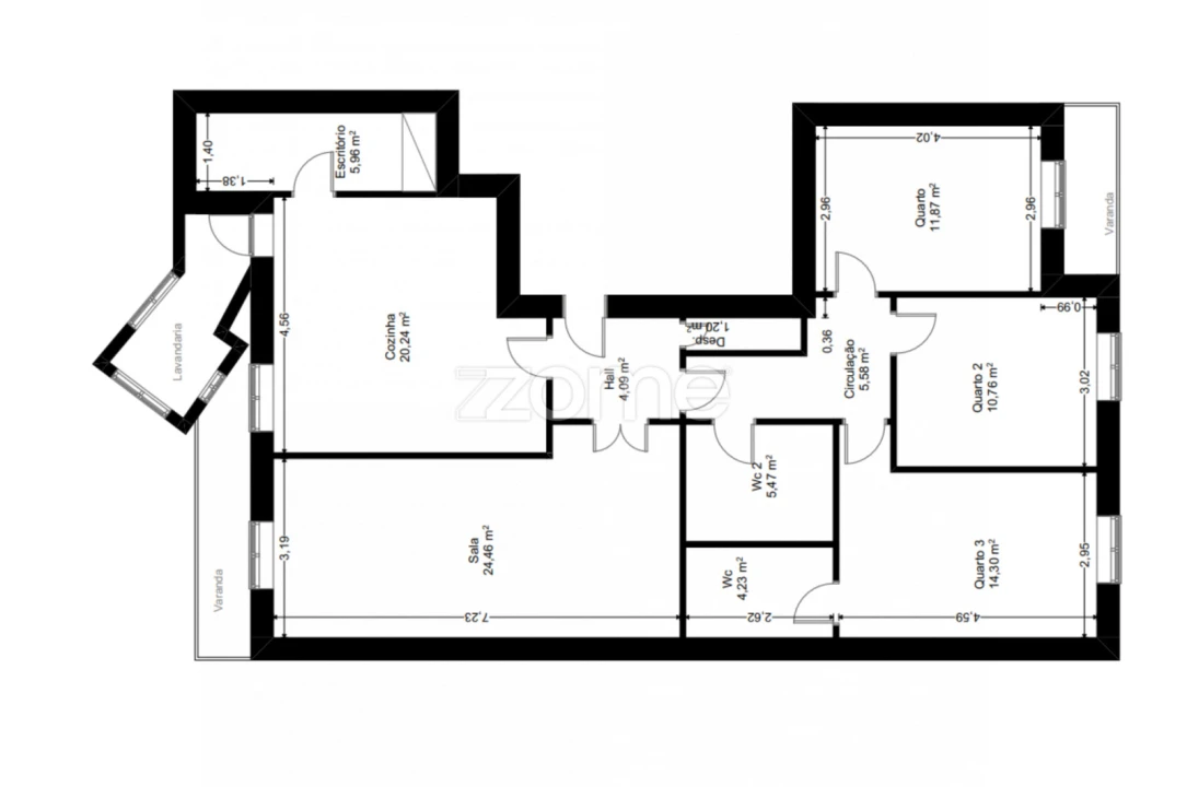 Apartamento T3 para Venda em Coronado (São Romão e São Mamede) Foto 45