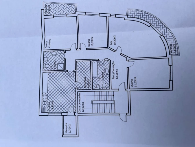 Apartamento T3 para Venda em Almeirim Planta 1