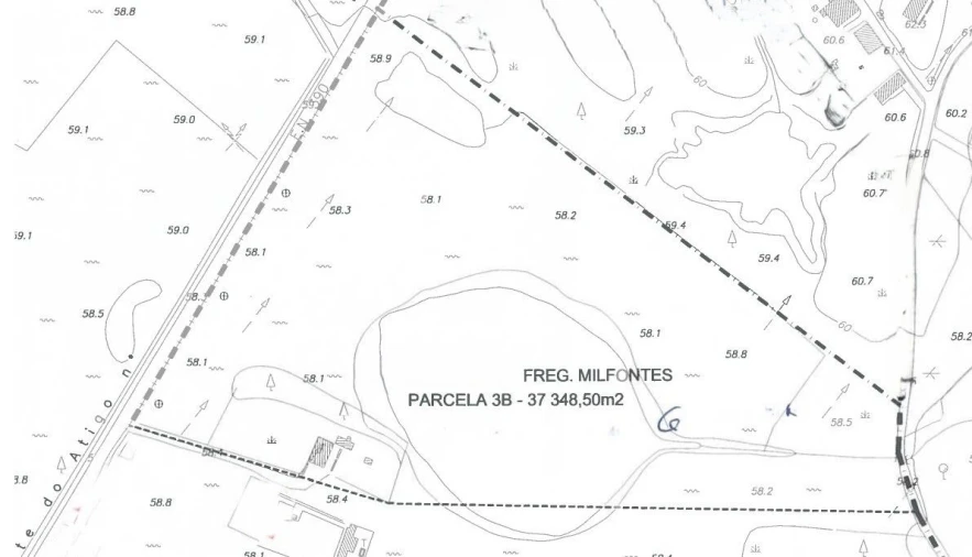 Quinta T0 para Venda em Vila Nova de Milfontes Planta 1