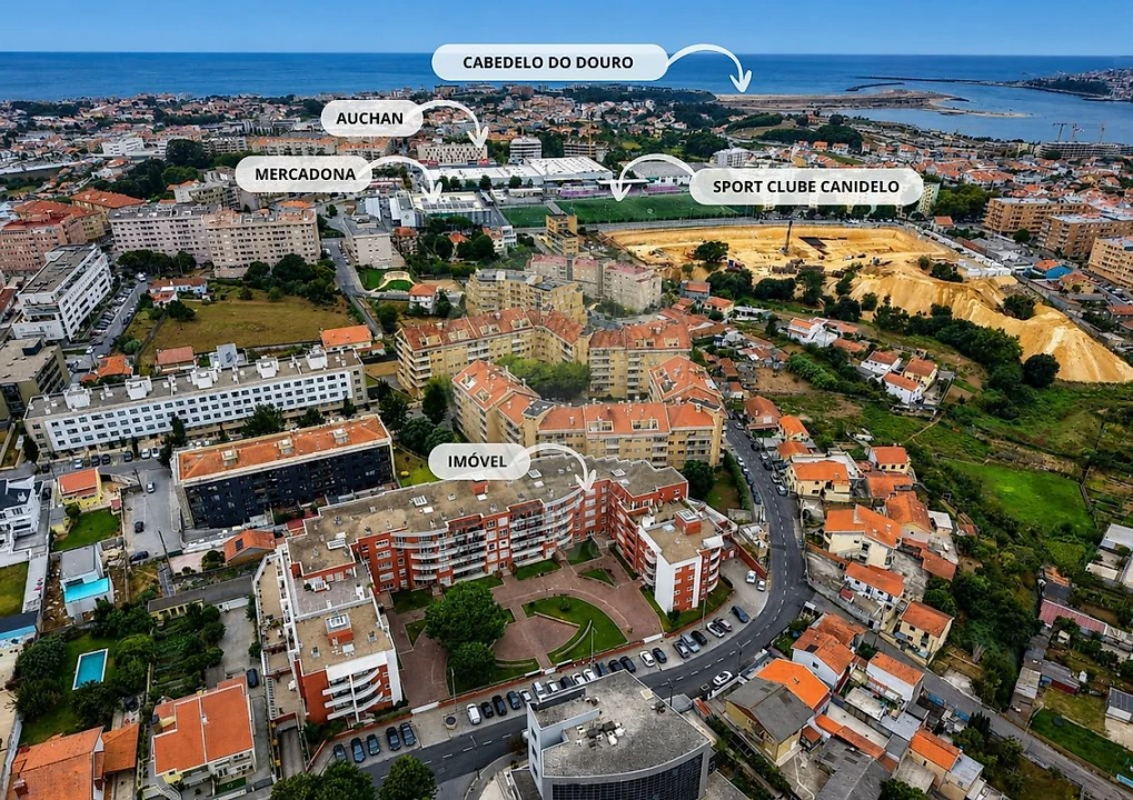 Apartamento T2 para Venda em Canidelo Foto 46