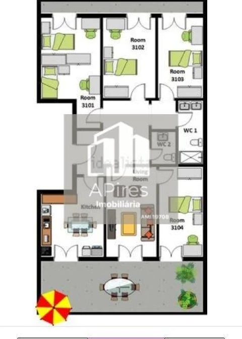 Apartamento T3 para Venda em Costa da Caparica