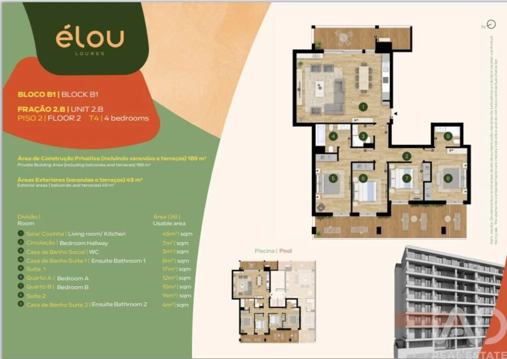 Apartamento T4 para Arrendamento em Santo António dos Cavaleiros e Frielas Foto 24