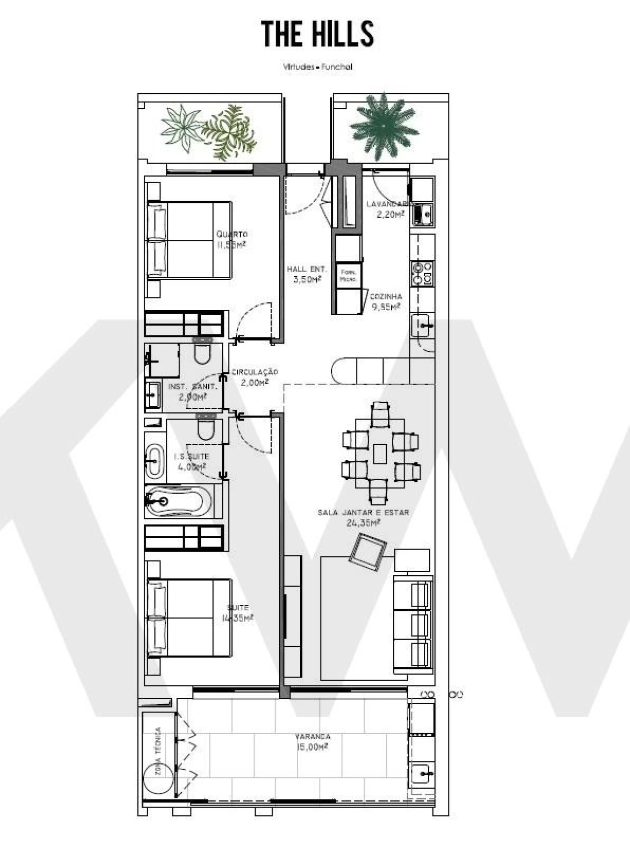 Apartamento T2 para Venda em São Martinho Foto 23