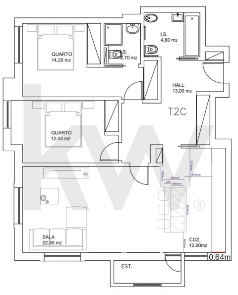 Apartamento T2 para Venda em Venteira