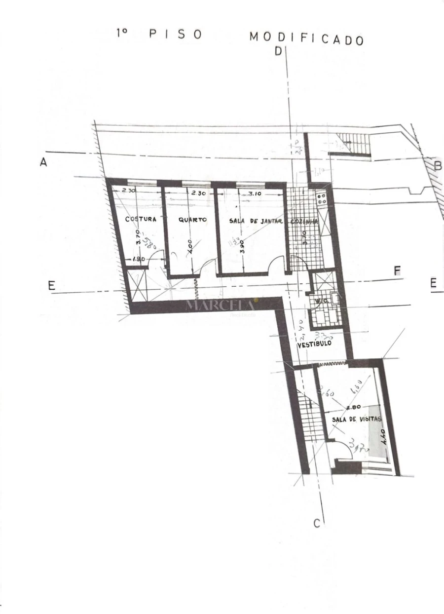 Apartamento T3 para Venda em Lagos (São Sebastião e Santa Maria) Planta 1