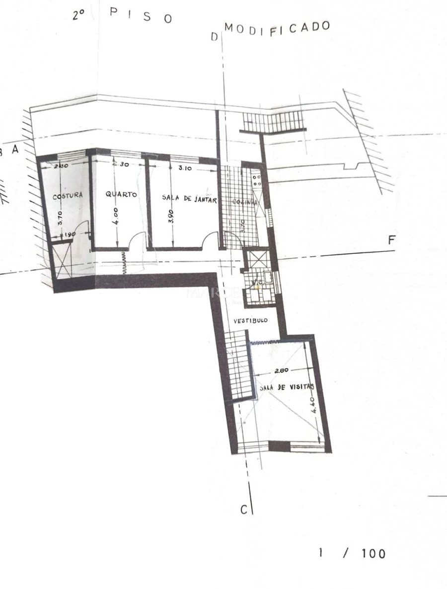Apartamento T3 para Venda em Lagos (São Sebastião e Santa Maria) Planta 2