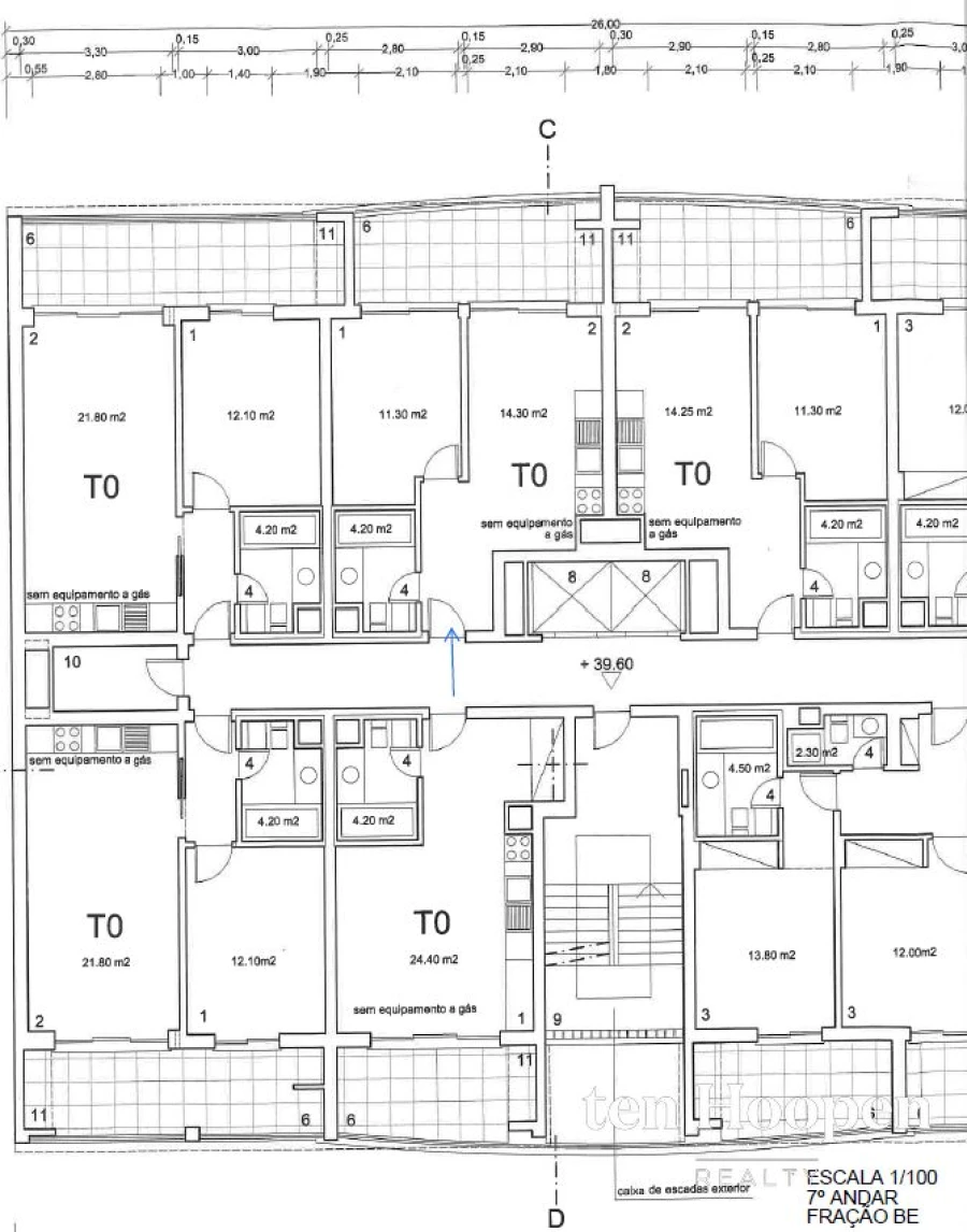 Apartamento T1 para Venda em Portimão Planta 1