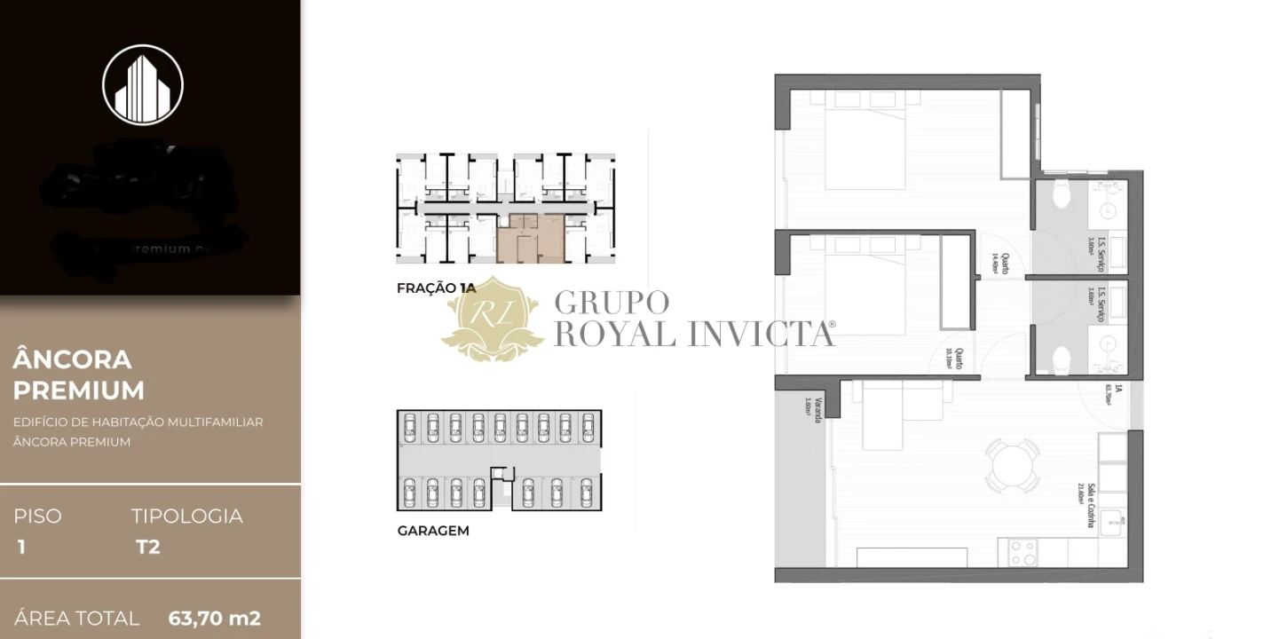Apartamento T2 para Venda em Vila Praia de Ancora Foto 9