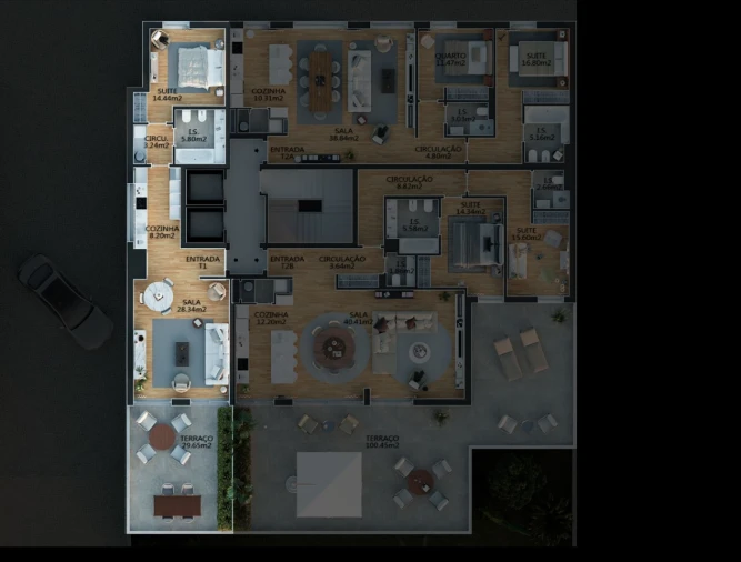 Apartamento T1 para Venda em Campolide Planta 1