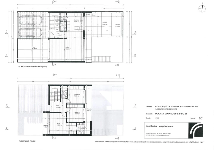 Moradia T3 para Venda em Montenegro Planta 2