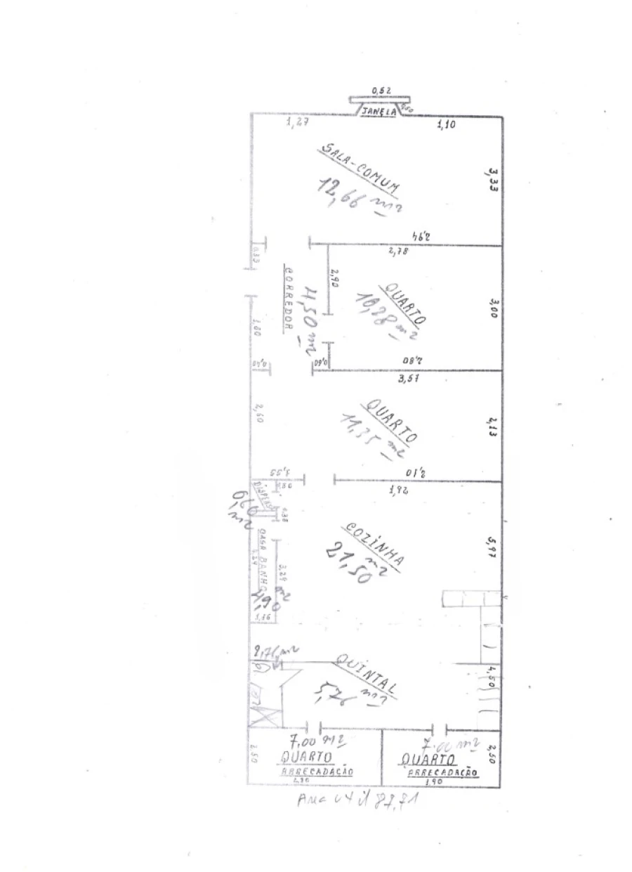 Apartamento T1 para Venda em São Vicente Planta 1