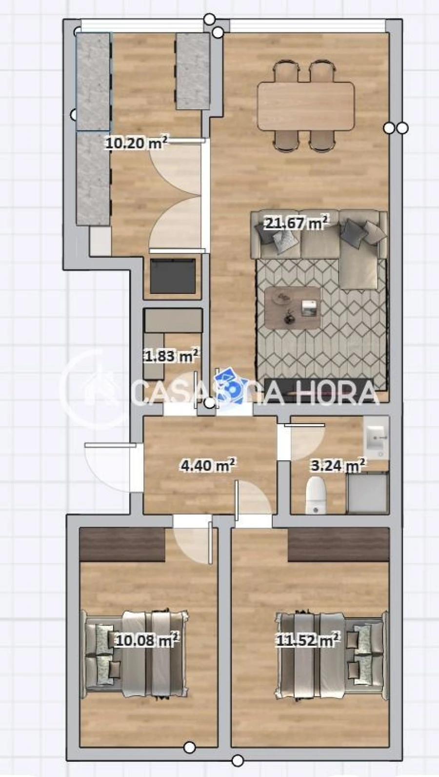 Apartamento T2 para Venda em Alfragide Foto 24