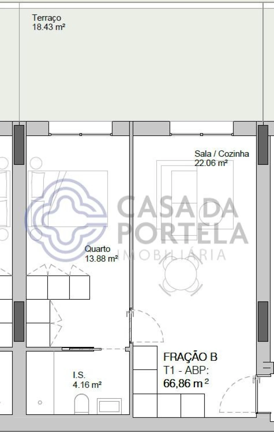 Apartamento T1 para Venda em Paranhos Foto 11