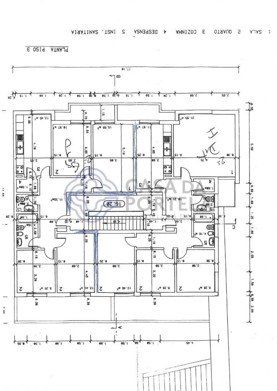 Apartamento T3 para Venda em Alhos Vedros Planta 2